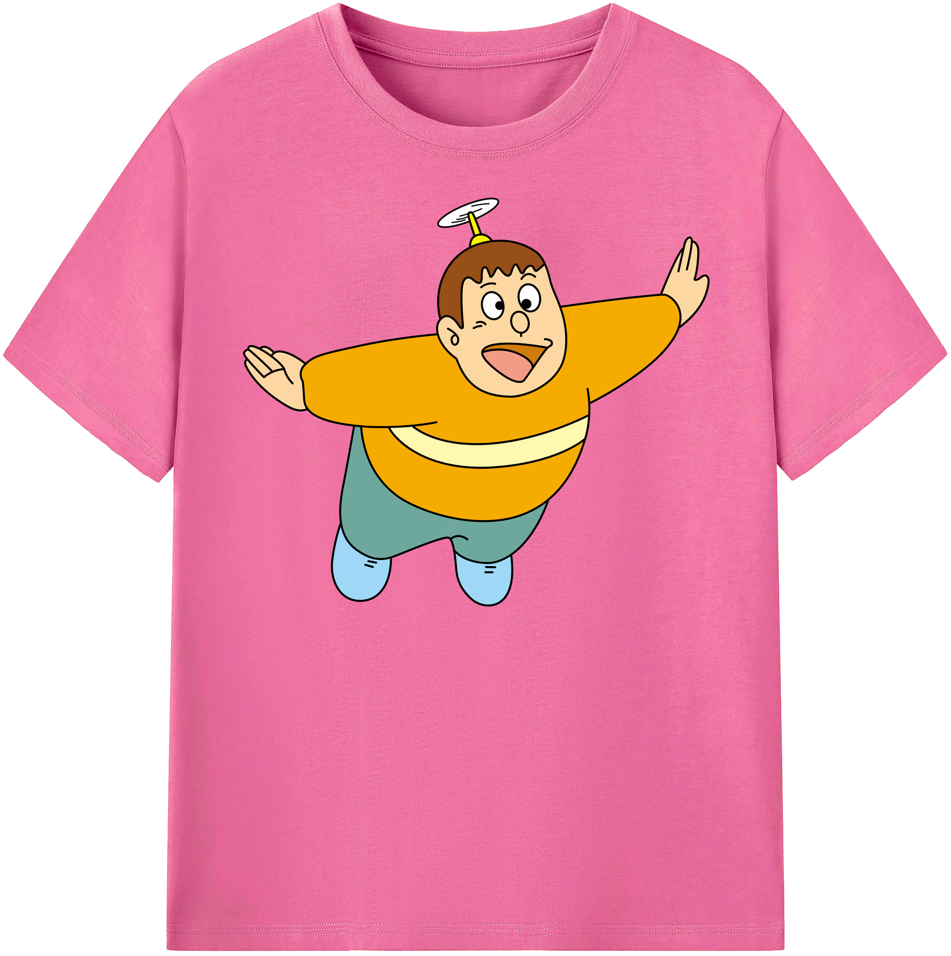 （画像用） ドラえもん 剛田武 Doraemon Gouta Takeshi レディースカジュアルプリントTシャツ（綿100％）